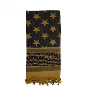 Stars and Stripes US Flag Shemagh Tactical Desert Keffiyeh Scarf